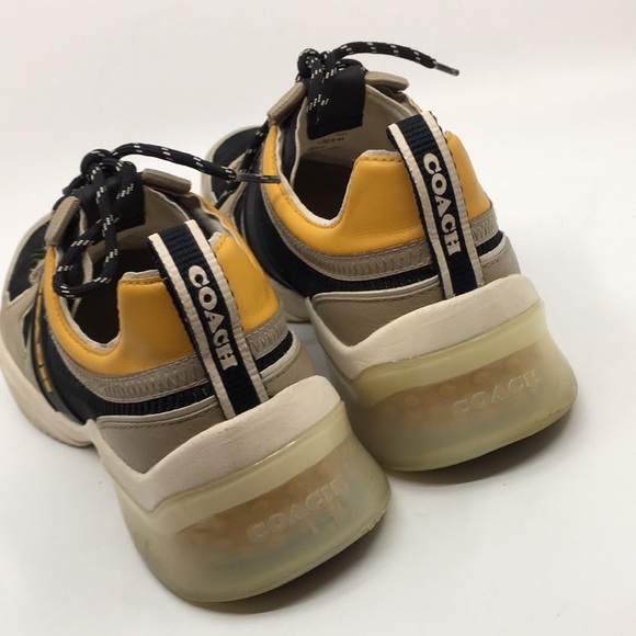 Coach Citysole Runner Style # G5087 Black and Yellow Athletic Sneakers Sz 10.5 M - Picture 11 of 16